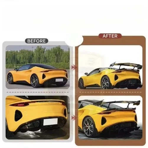 New Arrival Dry Carbon Fiber Mono Style Rear Wing for Lotus Emira Spoiler High Tail Wing Car Modification Parts